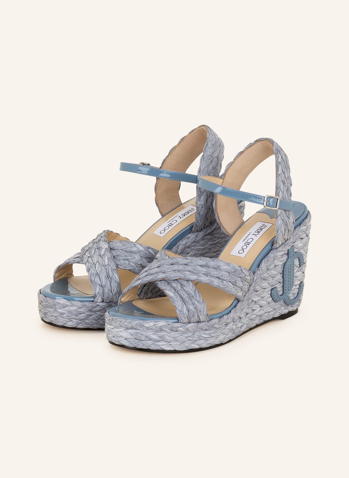 Image of Jimmy Choo Wedges Dellena 100 blau