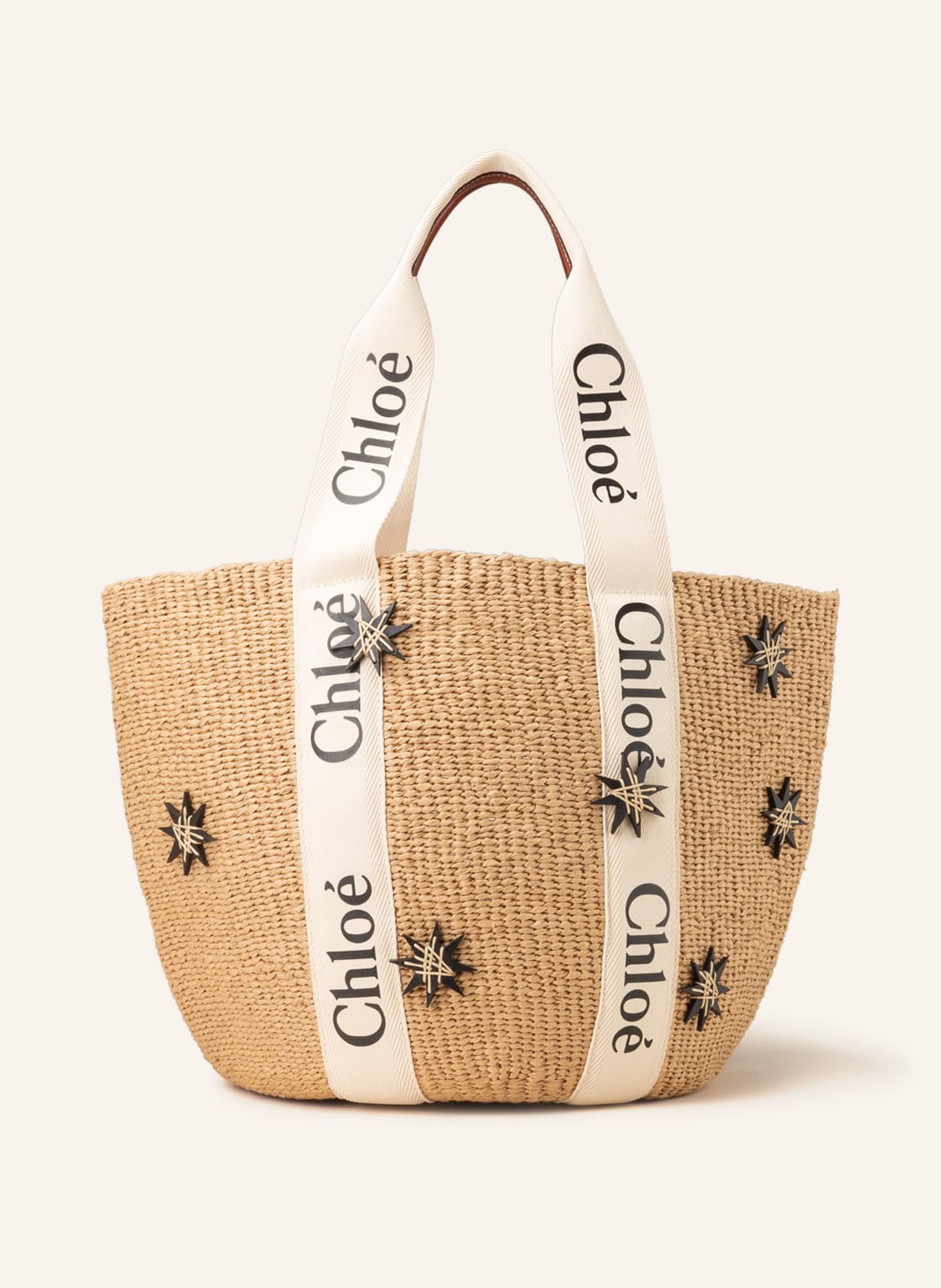 Image of Chloé Shopper Woody Large braun