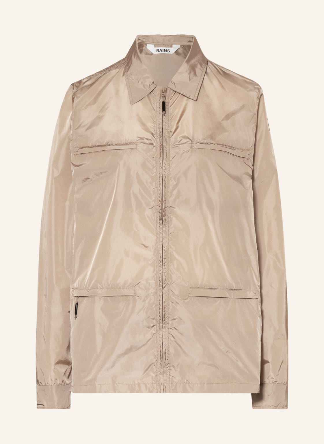 Image of Rains Jacke beige