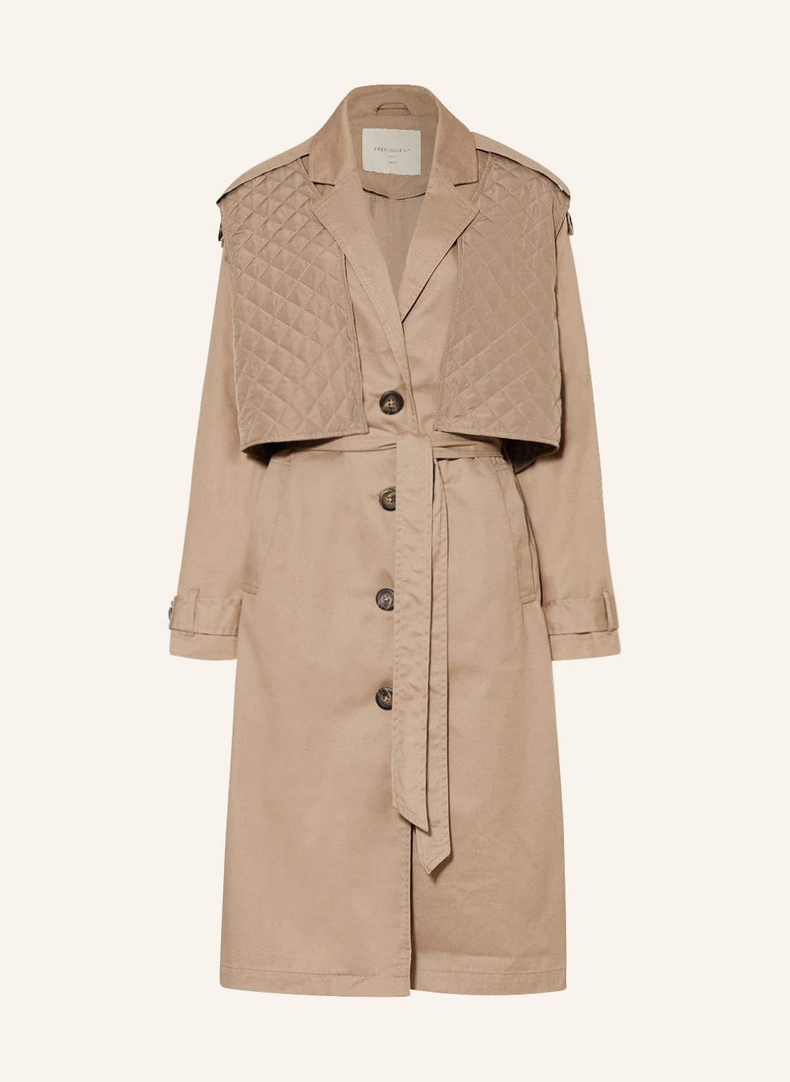 Image of Freequent 2-In-1-Trenchcoat Fqtuksy braun