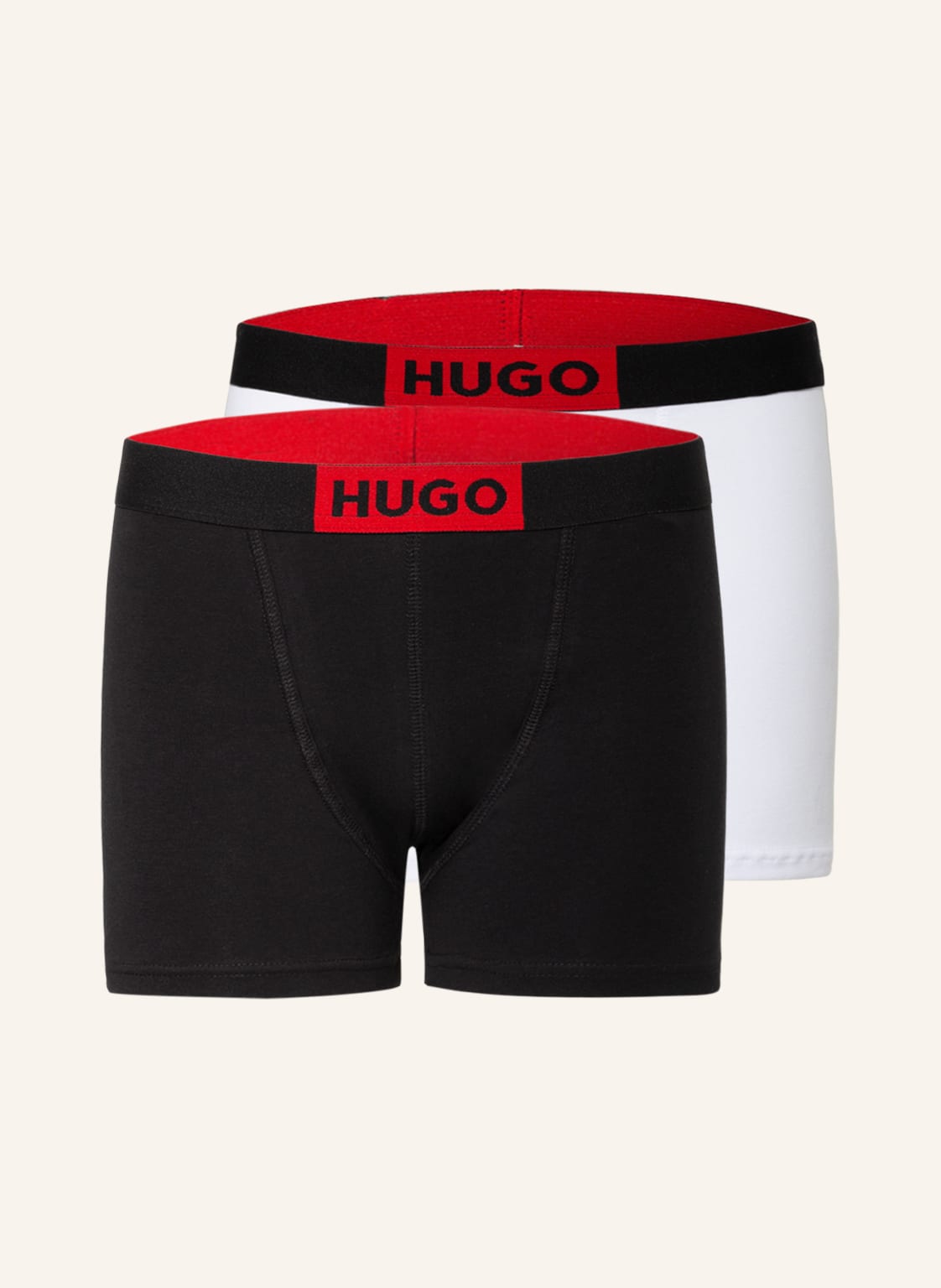 Image of Hugo 2er-Pack Boxershorts schwarz