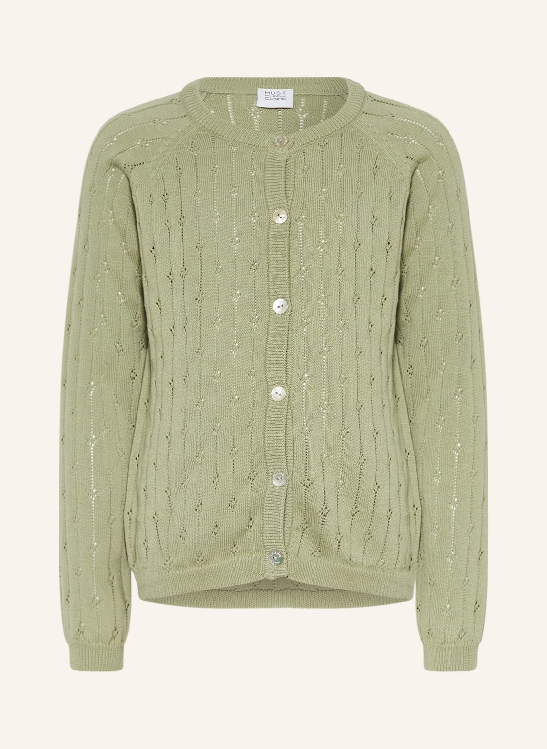 Image of Hust And Claire Strickjacke Cleo gruen