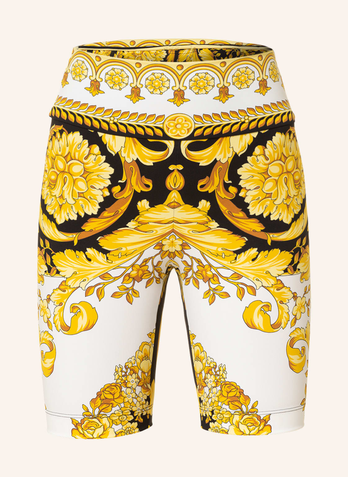 Image of Versace Tights Barocco weiss
