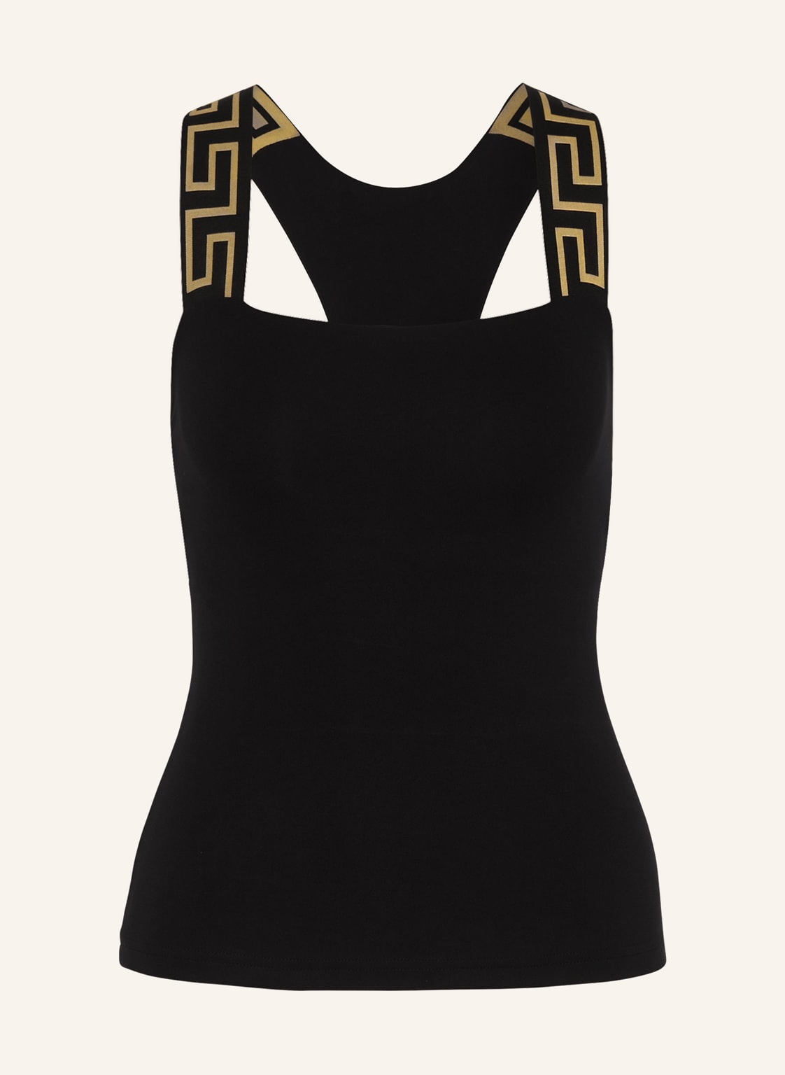 Image of Versace Top Greco schwarz