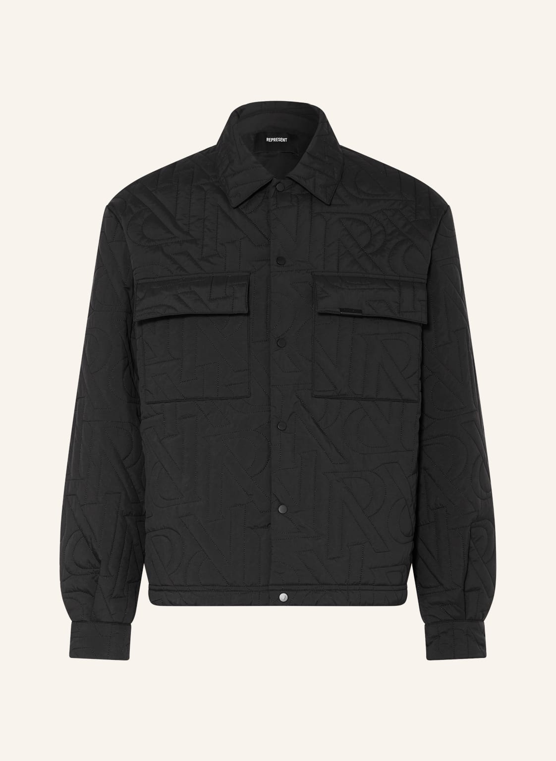 Image of Represent Overjacket Initial schwarz
