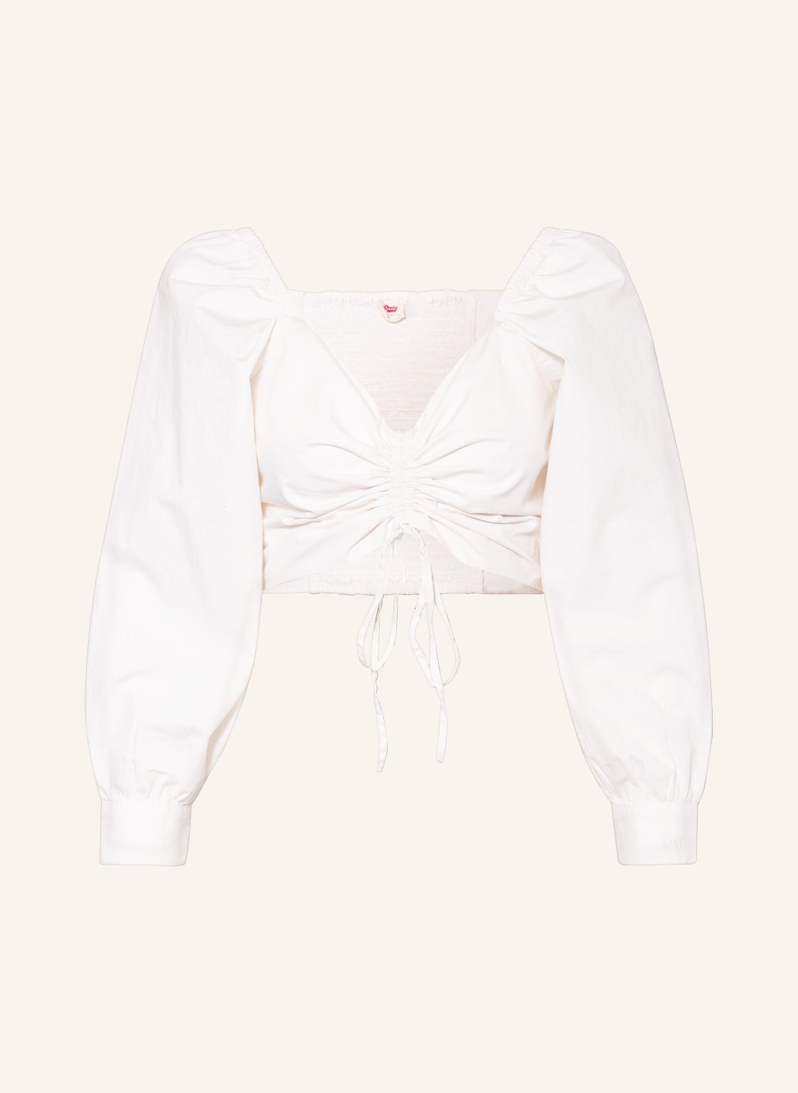 Image of Levi's® Cropped-Blusenshirt weiss
