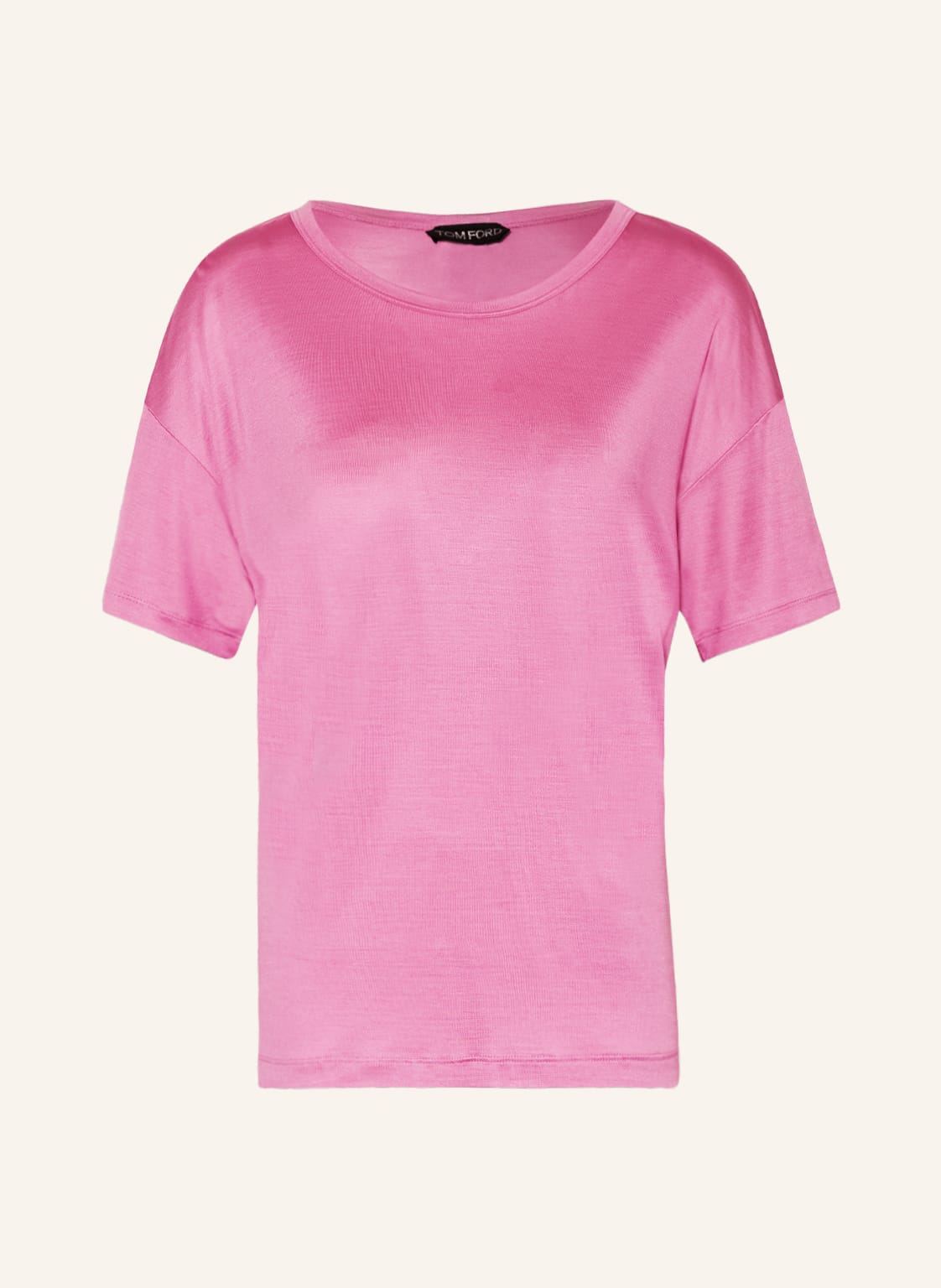 Image of Tom Ford T-Shirt Aus Seide rosa