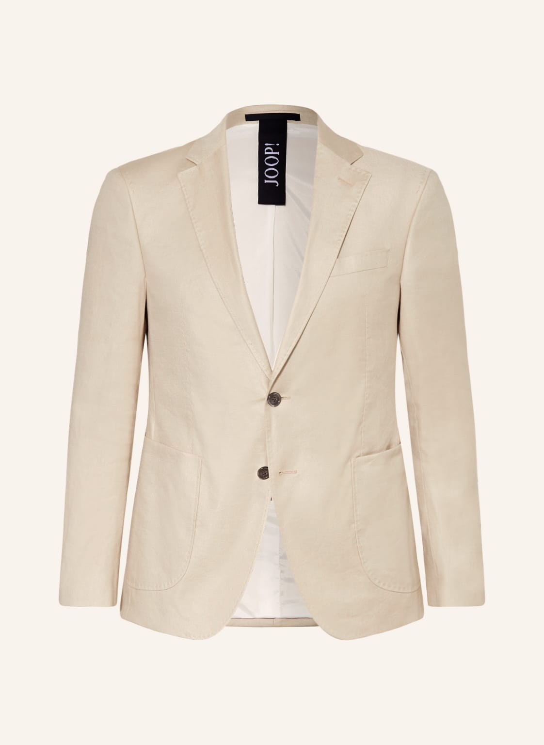 Image of Joop! Anzugsakko Hustle Slim Fit Mit Leinen beige
