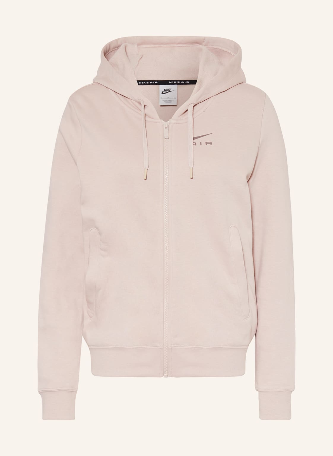 Image of Nike Sweatjacke Air beige