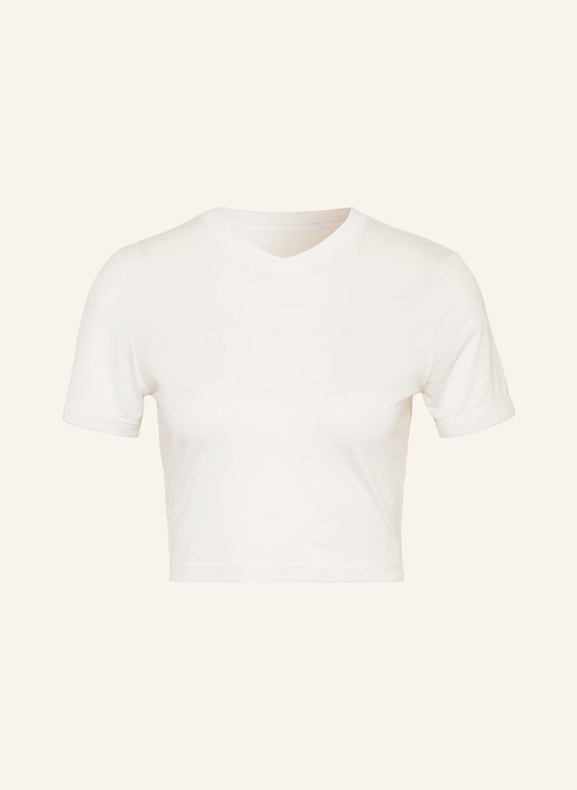Image of Nike Cropped-Shirt weiss