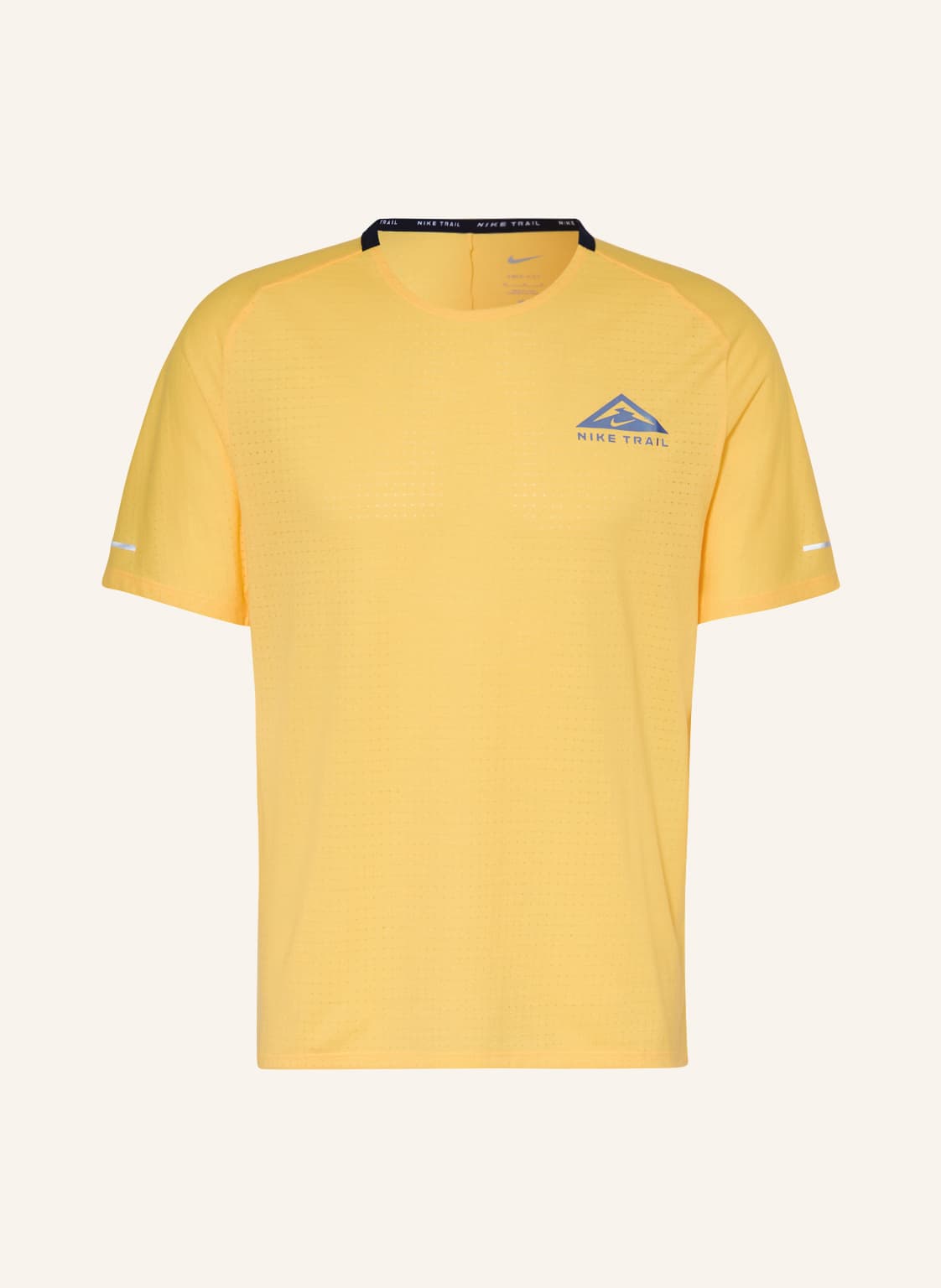 Image of Nike Laufshirt Dri-Fit Trail Solar Chase gelb