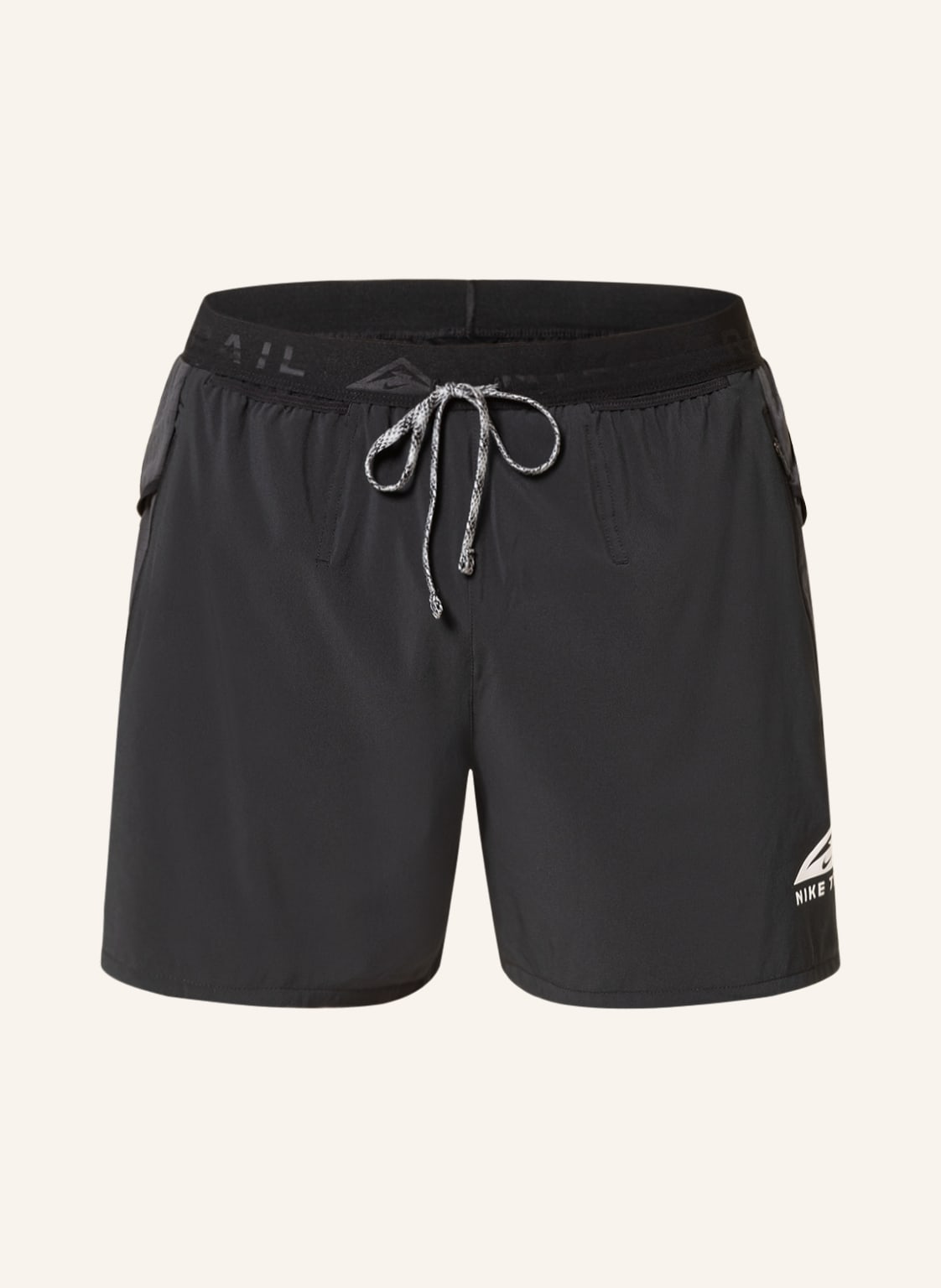 Image of Nike 2-In-1-Laufshorts Trail Second Sunrise schwarz