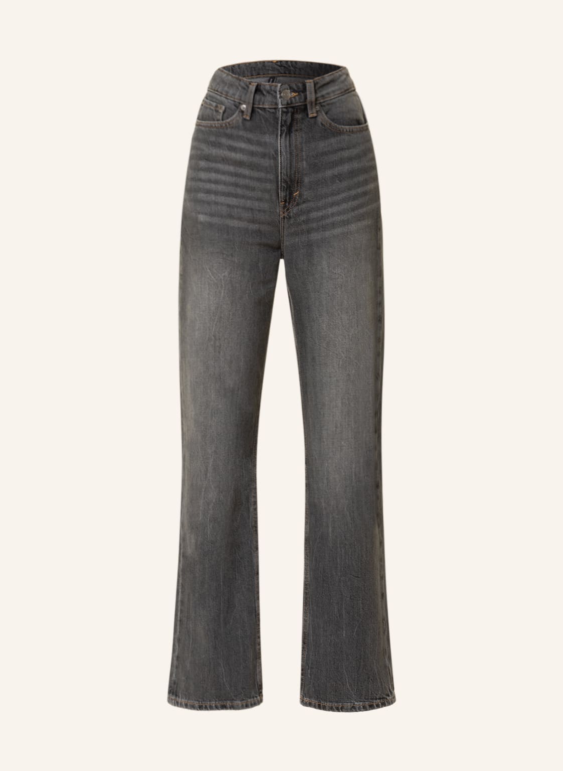 Image of Weekday Straight Jeans schwarz