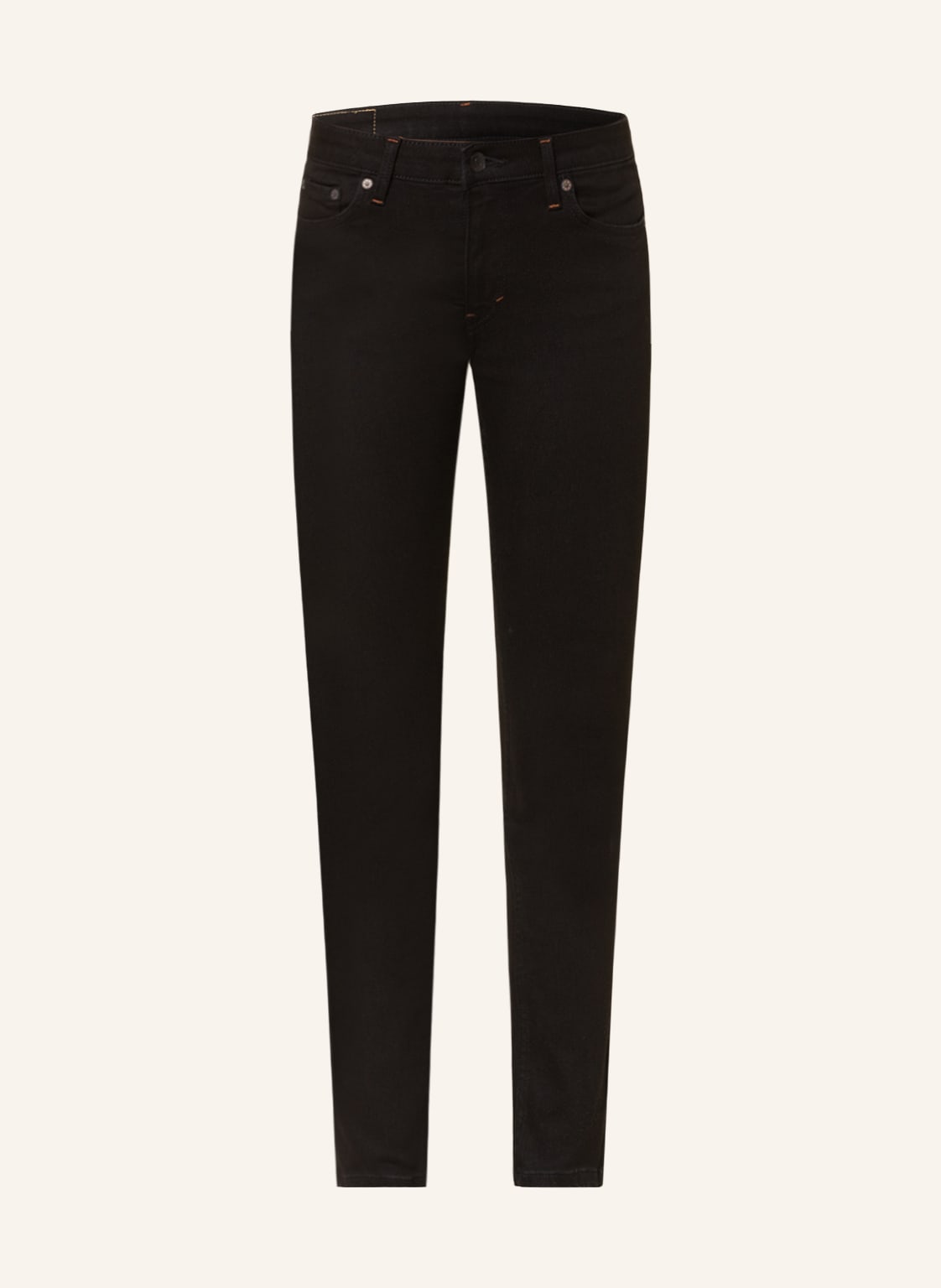 Image of Weekday Skinny Jeans Spare schwarz