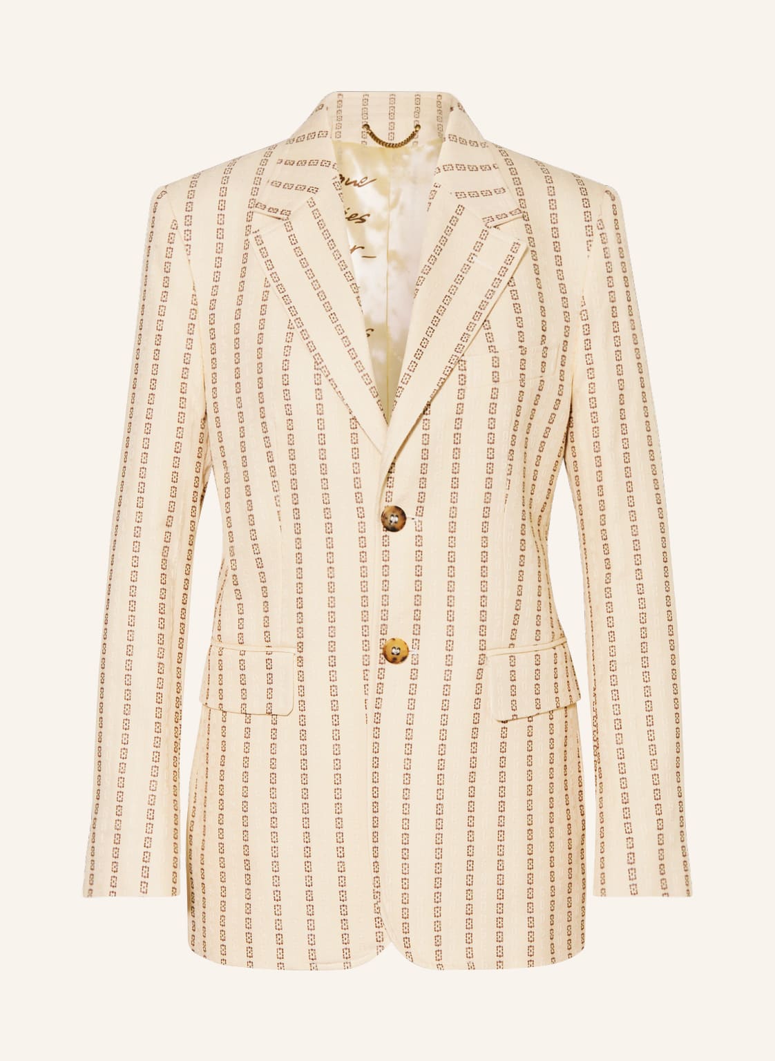 Image of Golden Goose Jacquard-Blazer Journey weiss