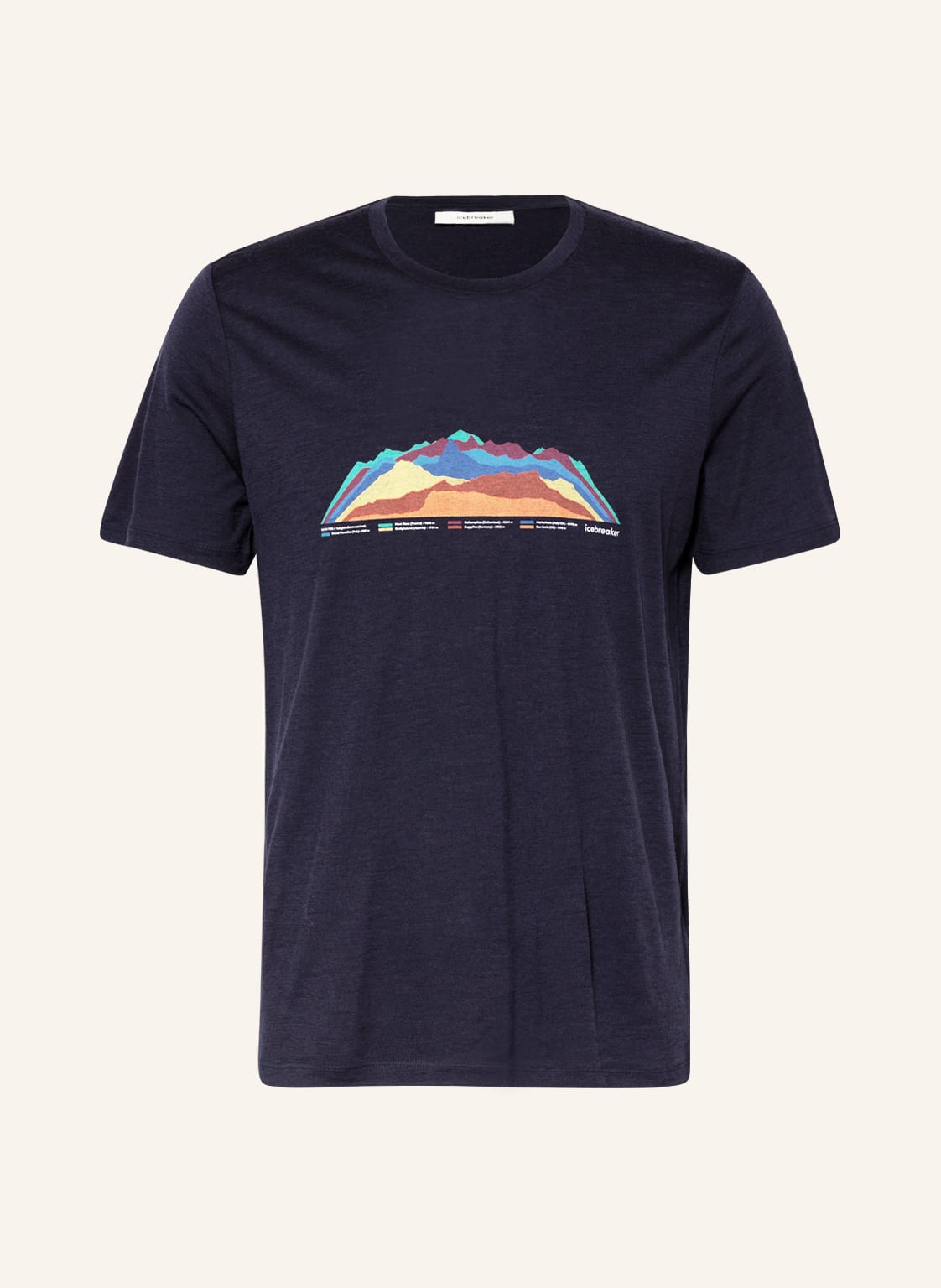 Image of Icebreaker T-Shirt Tech Lite Ii Aus Merinowolle blau