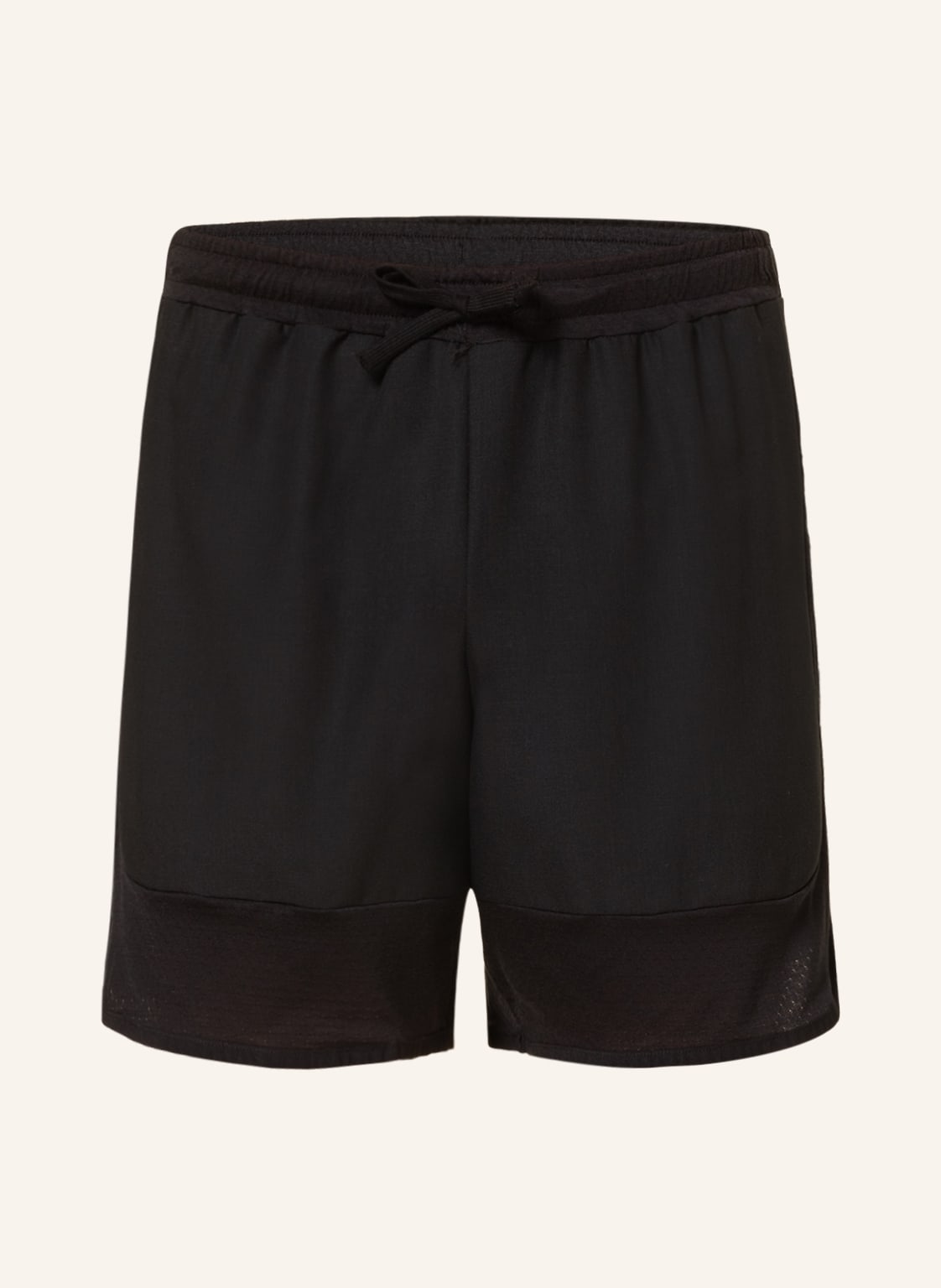 Image of Icebreaker Trekkingshorts Zoneknit™ Mit Merinowolle schwarz