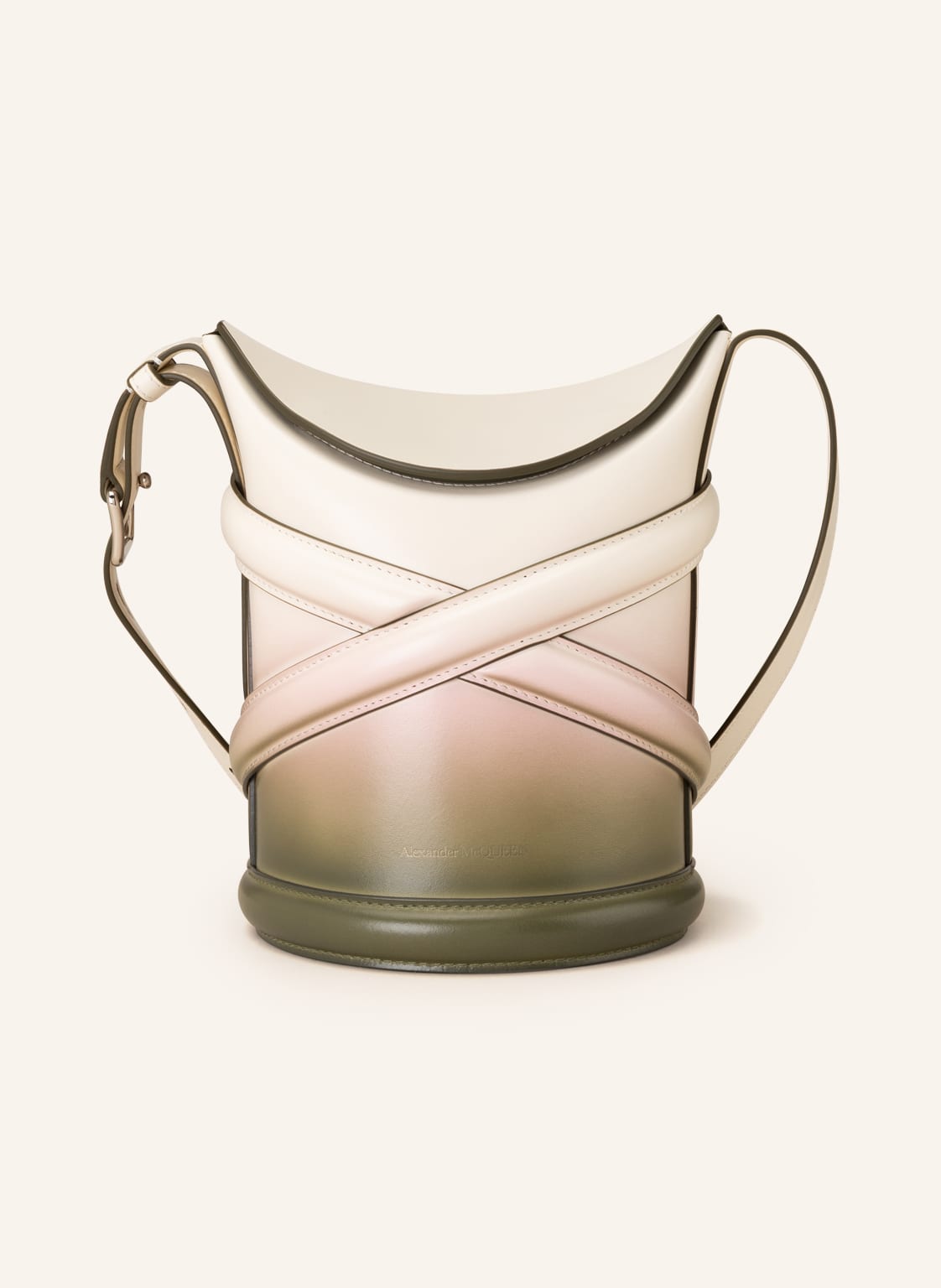 Image of Alexander Mcqueen Umhängetasche The Curve beige