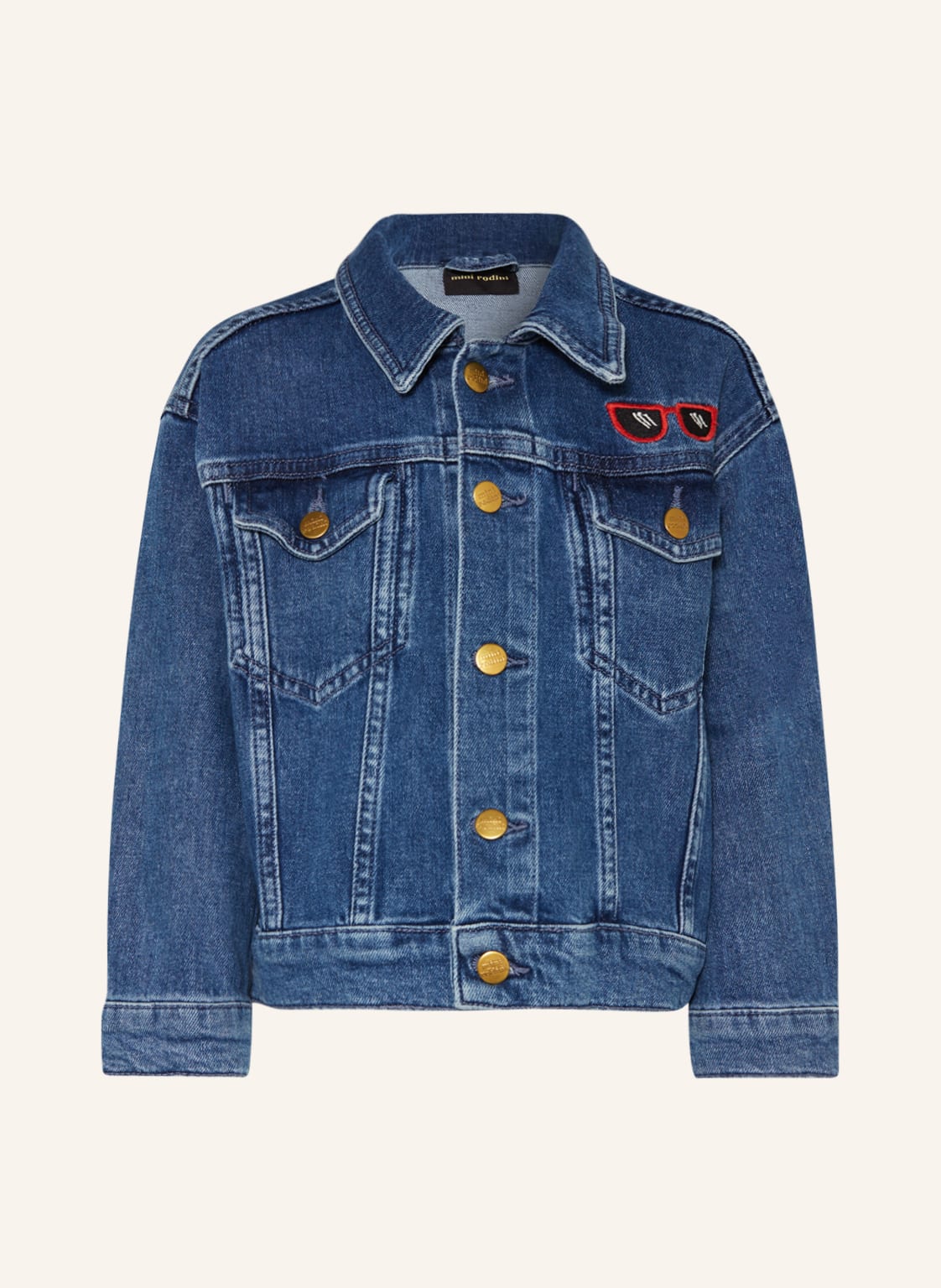 Image of Mini Rodini Jeansjacke blau