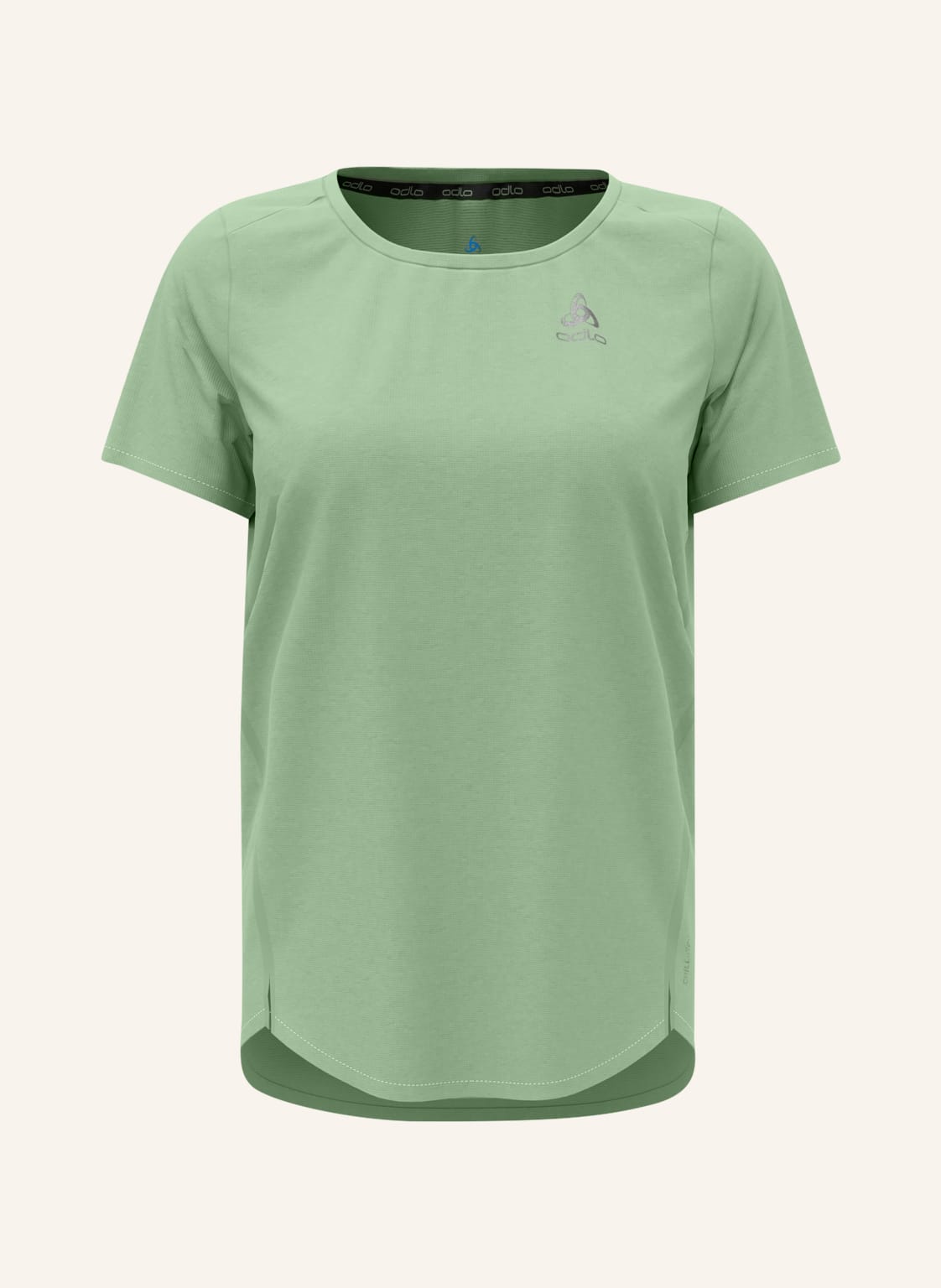 Image of Odlo Laufshirt Zeroweig Chill-Tec gruen
