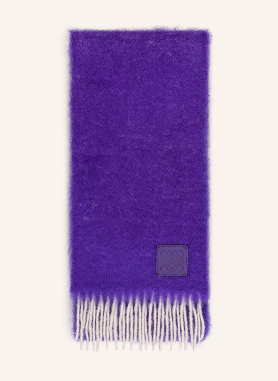 Image of Loewe Schal Mit Mohair violett