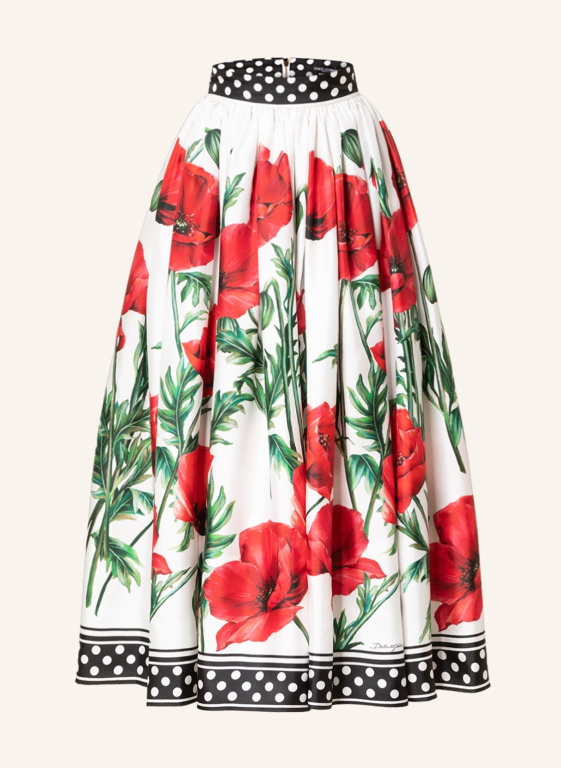 Image of Dolce & Gabbana Seidenrock rot