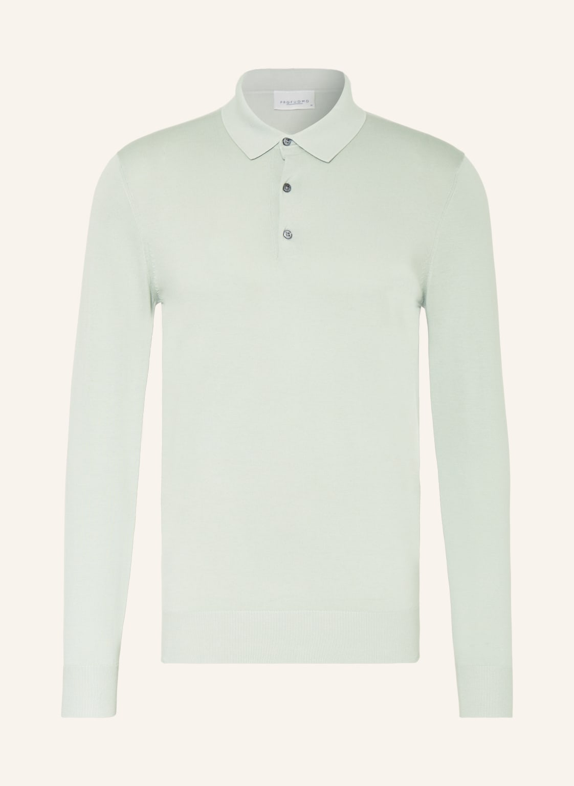 Image of Profuomo Jersey-Poloshirt gruen