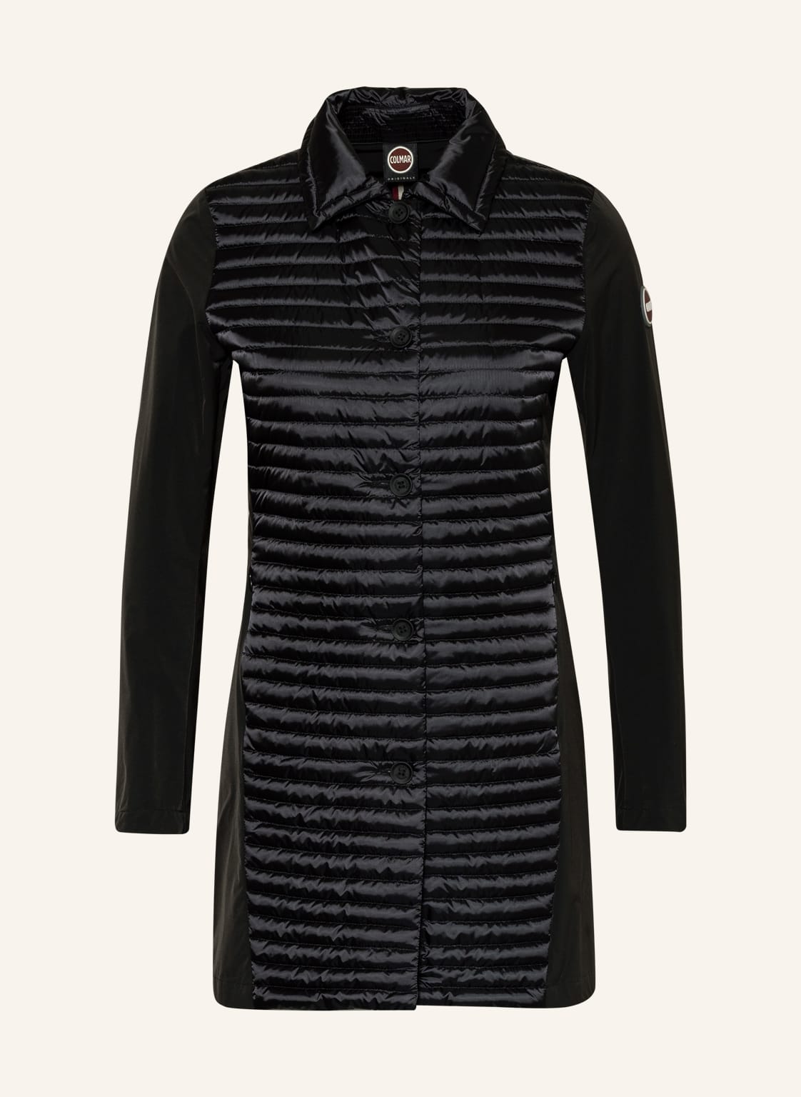 Image of Colmar Daunenjacke Im Materialmix schwarz