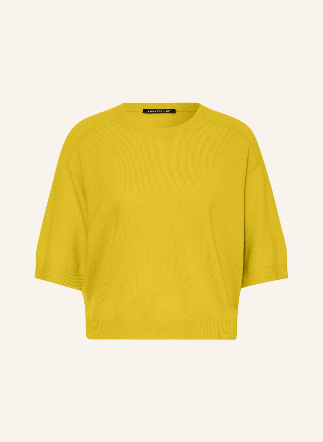 Image of Luisa Cerano Strickshirt gelb
