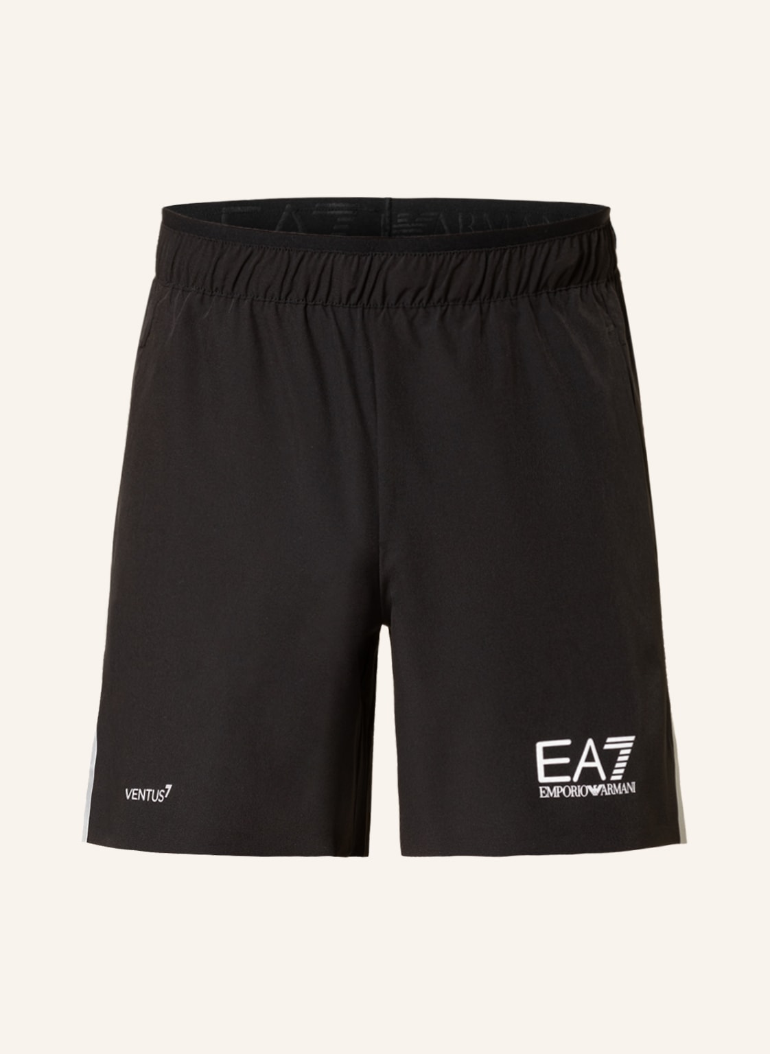 Image of ea7 Emporio Armani Tennisshorts schwarz