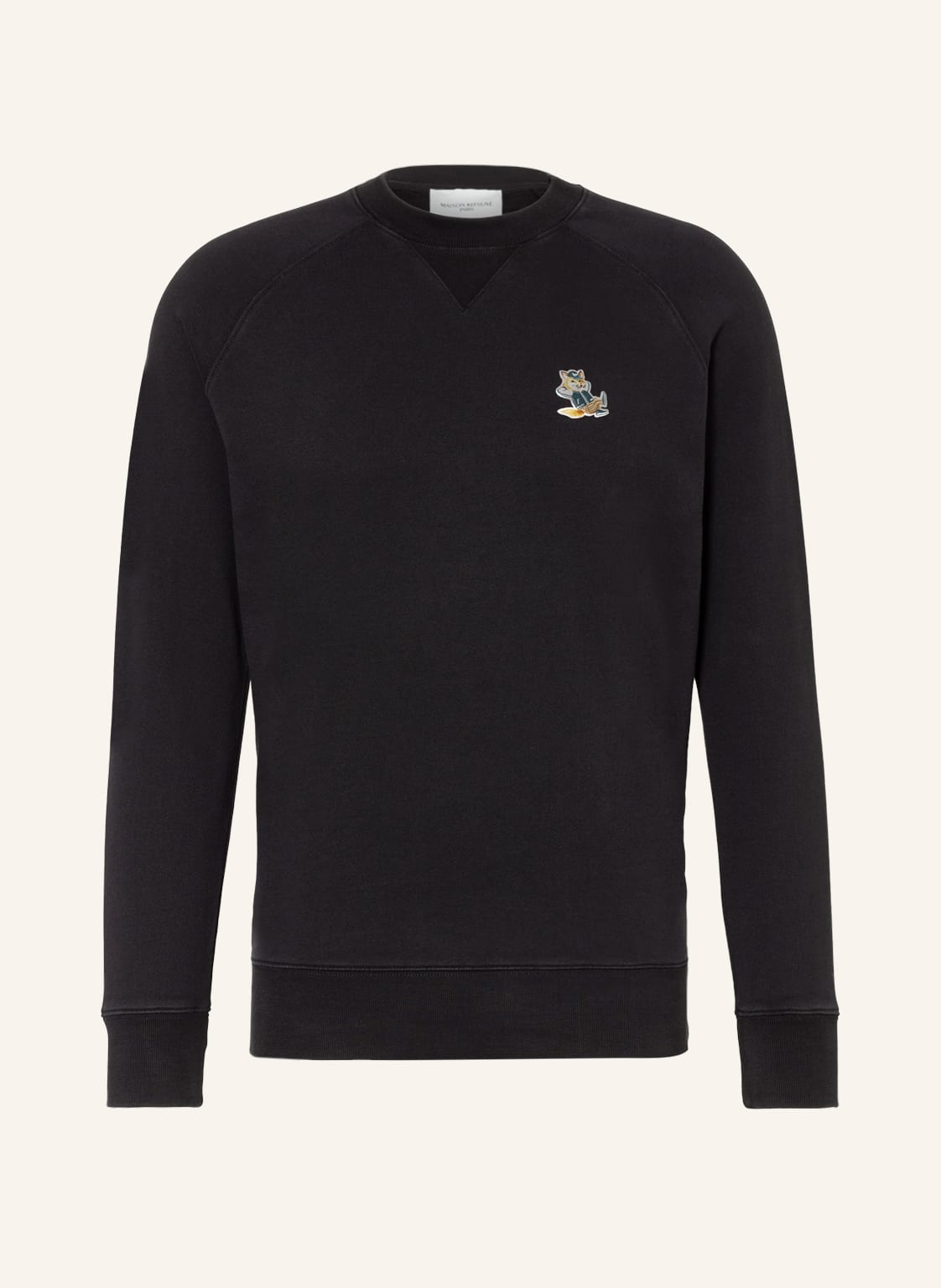 Image of Maison Kitsuné Sweatshirt schwarz