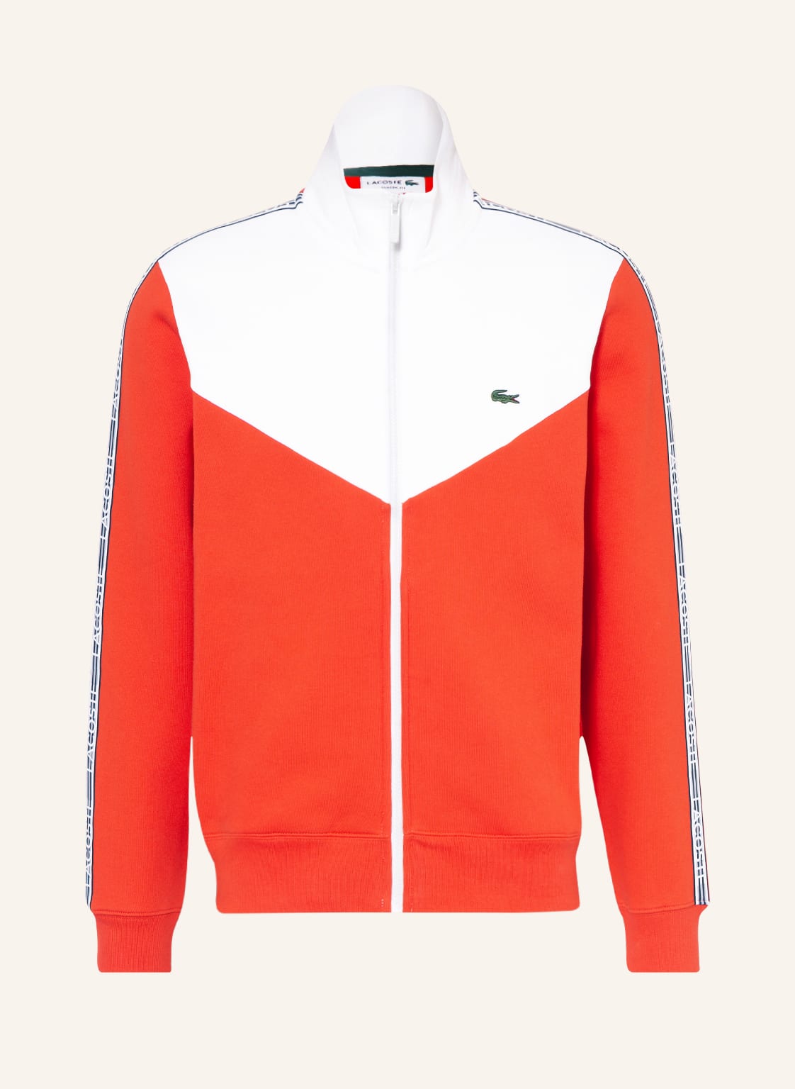 Image of Lacoste Sweatjacke orange