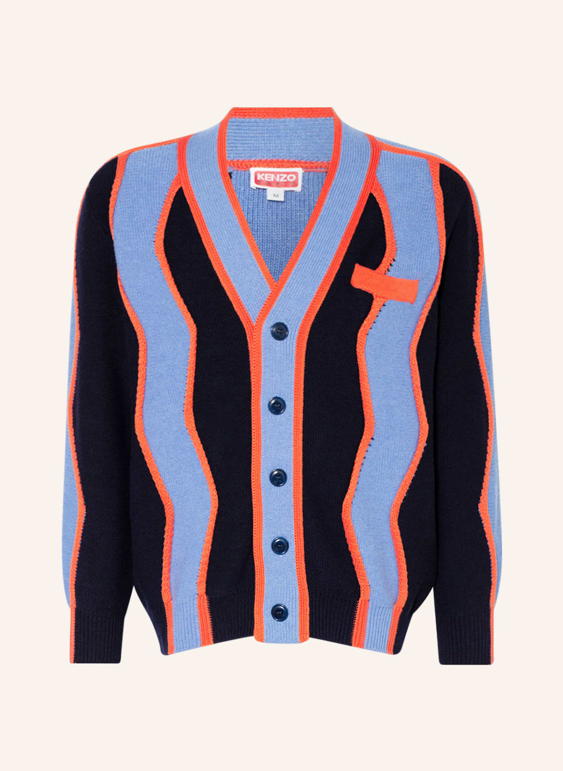 Image of Kenzo Strickjacke blau