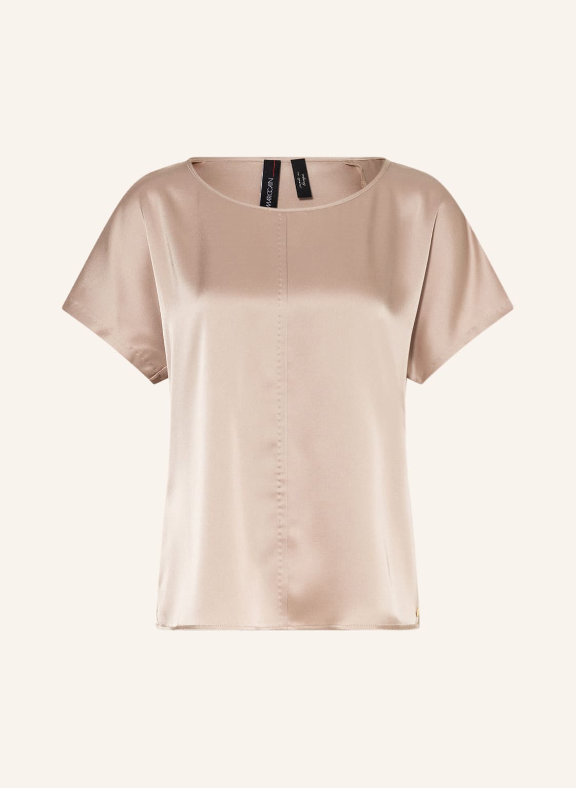 Image of Marc Cain Blusenshirt Aus Satin beige