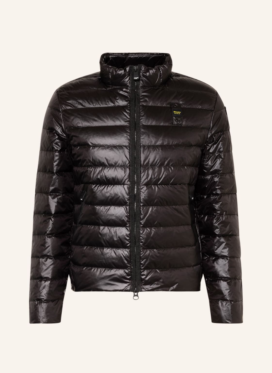 Image of Blauer Lightweight-Daunenjacke schwarz