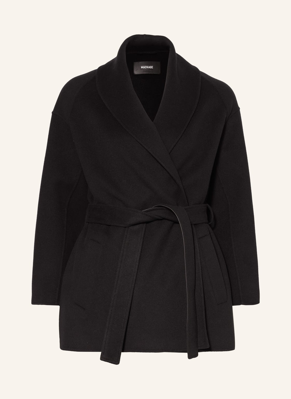 Image of Mackage Wollmantel schwarz