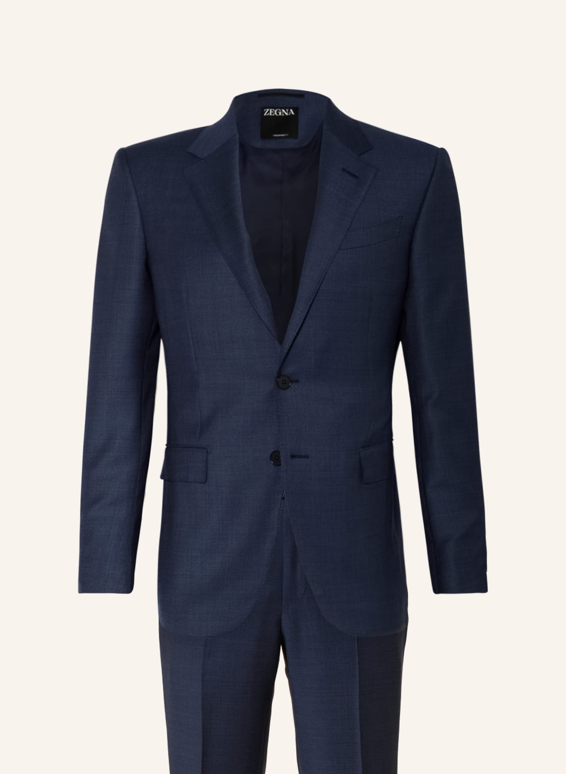 Image of Zegna Anzug Slim Fit blau