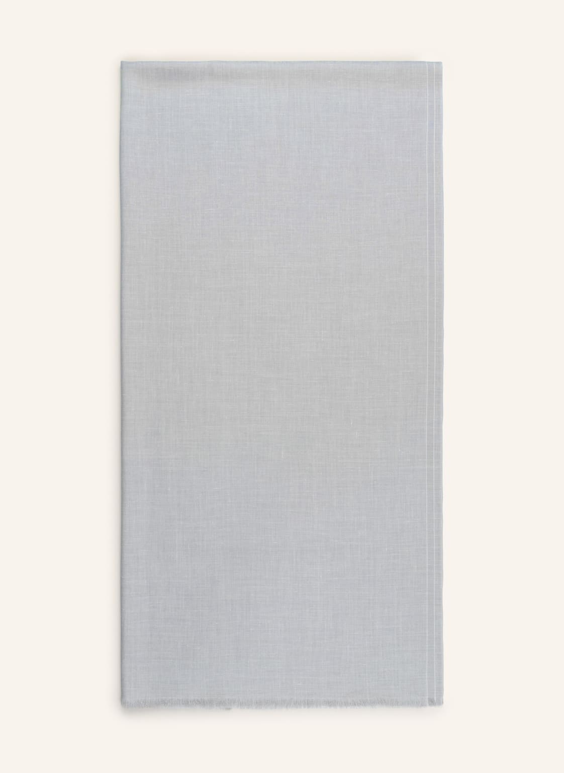 Image of Zegna Cashmere-Schal Oasi Cashmere Mit Leinen grau