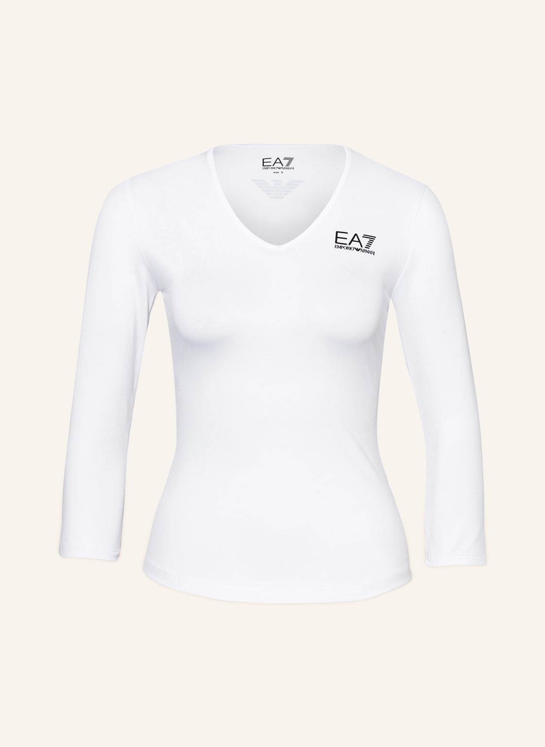 Image of ea7 Emporio Armani Longsleeve weiss