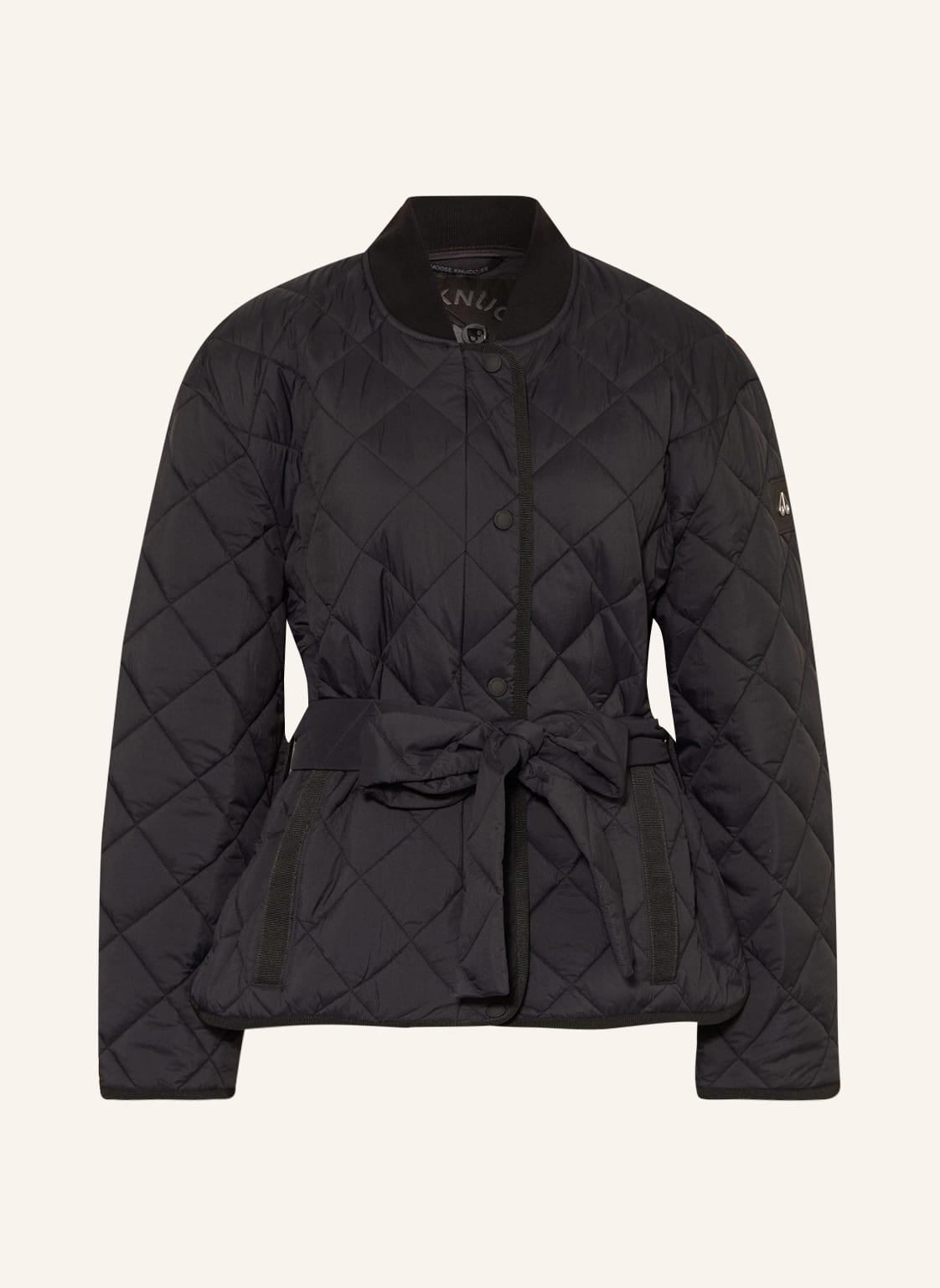 Image of Moose Knuckles Steppjacke Queesway schwarz