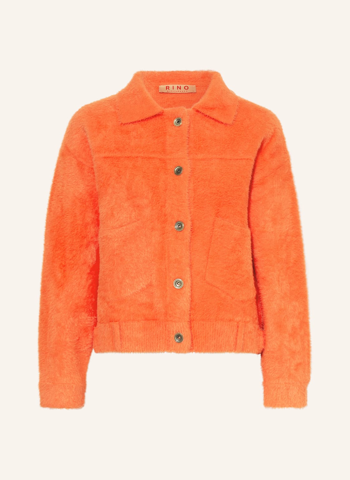Image of Rino & Pelle Strickjacke Bubbly orange