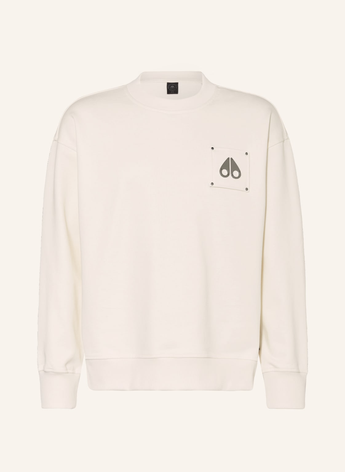 Image of Moose Knuckles Sweatshirt Brooklyn weiss