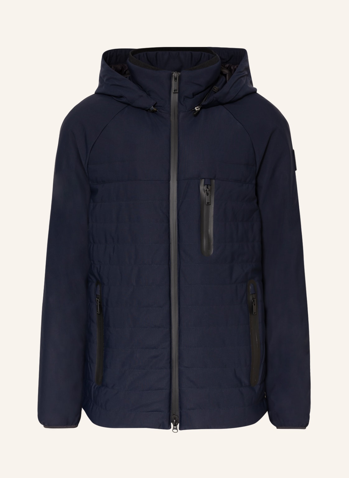 Image of Moose Knuckles Steppjacke Brunswick Mit Abnehmbarer Kapuze blau
