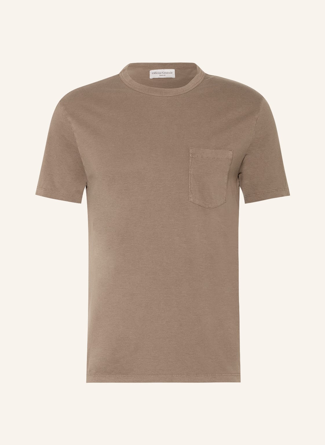 Image of Officine Générale T-Shirt Tee beige
