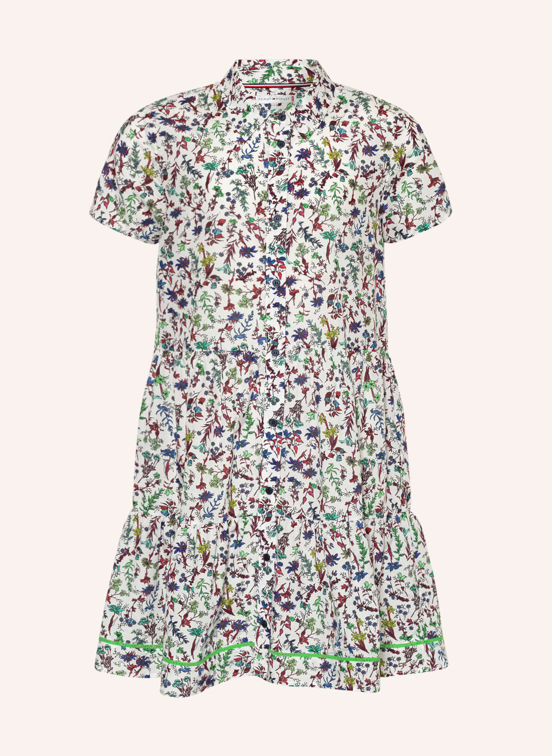 Image of Tommy Hilfiger Hemdblusenkleid weiss