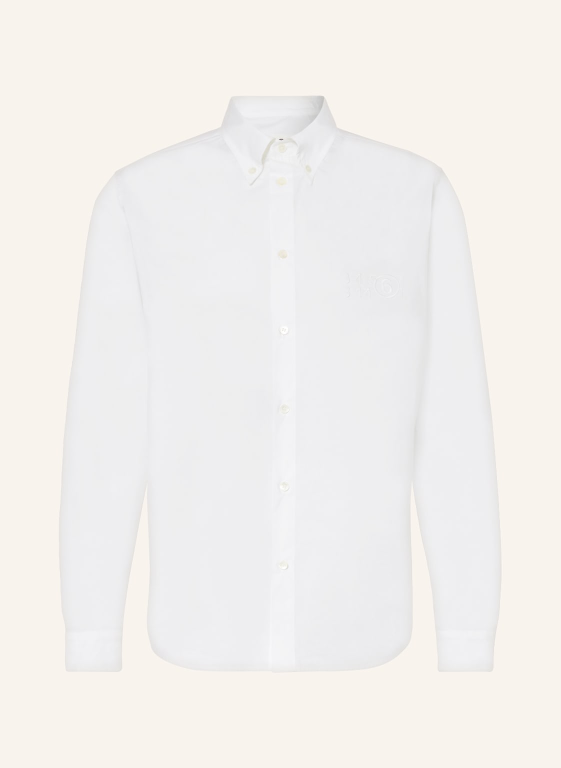 Image of mm6 Maison Margiela Hemd Comfort Fit weiss