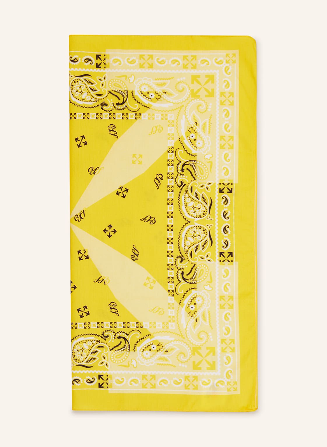 Image of Off-White Tuch gelb