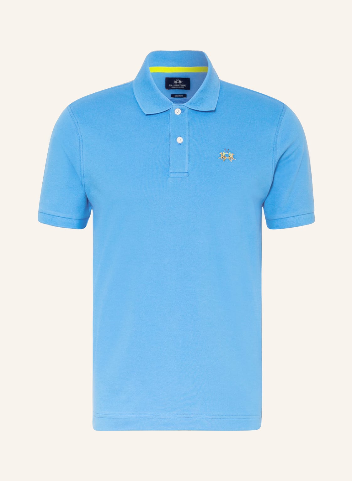 Image of La Martina Poloshirt Slim Fit blau