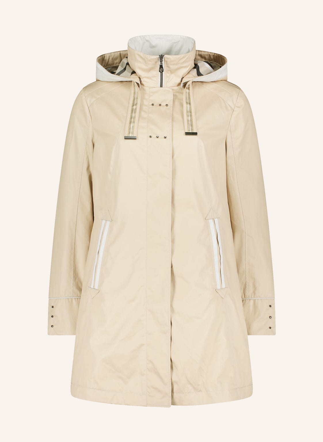 Image of Gil Bret Parka Mit Abnehmbarer Kapuze beige