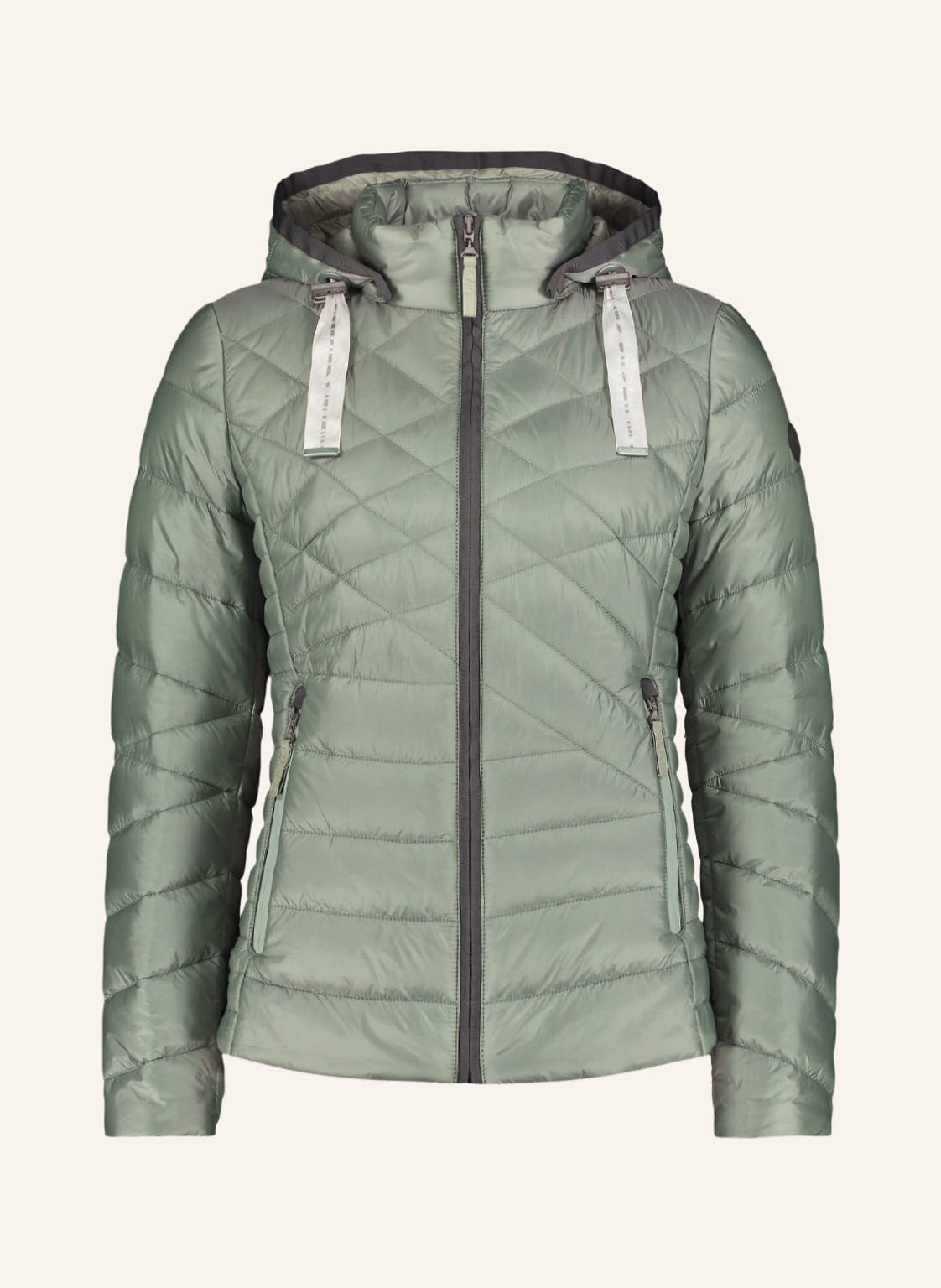 Image of Gil Bret Steppjacke Mit Abnehmbarer Kapuze gruen